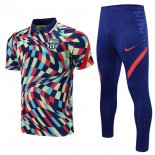 Polo Barcellona Set Completo 2021 2022 Giallo Blu
