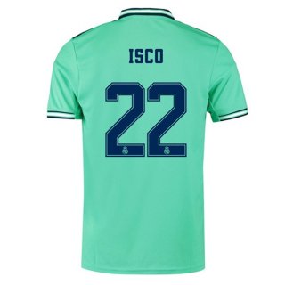 Maglia Real Madrid NO.22 Isco Terza 2019 2020 Verde Maglia Real Madrid NO.22 Isco Terza 2019 2020 Verde