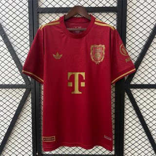 Thailandia Maglia Bayern Monaco 125th Anniversary 2025 2026 Rosso Thailandia Maglia Bayern Monaco 125th Anniversary 2025 2026 Rosso