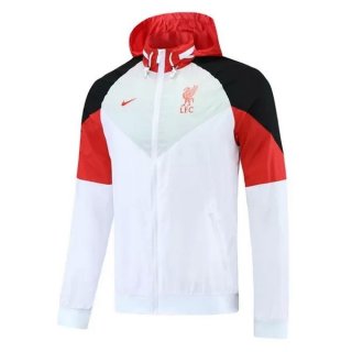 Giacca a Vento Liverpool 2021 2022 Bianco Rosso Giacca a Vento Liverpool 2021 2022 Bianco Rosso