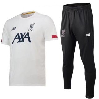 Maglia di Formazione Liverpool Set Completo 2019 2020 Bianco Nero Maglia di Formazione Liverpool Set Completo 2019 2020 Bianco Nero