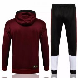 Felpa Cappuccio Paris Saint Germain 2021 2022 Borgona Nero