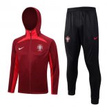 Felpa Cappuccio Portogallo 2023 2024 Rosso