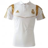 Polo Real Madrid 2019 2020 Bianco Oro