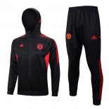Felpa Cappuccio Bayern Monaco 2023 2024 Nero