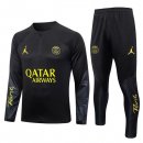 Felpa Allenamento Paris Saint Germain 2023 2024 Nero