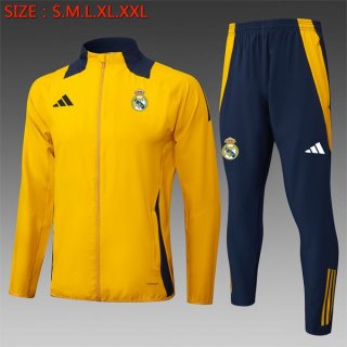 Giacca Real Madrid 2025 2026 Giallo 2 Giacca Real Madrid 2025 2026 Giallo 2