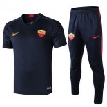 Maglia di Formazione Set Completo AS Roma 2019 2020 Blu