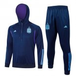 Felpa Cappuccio Argentina 2024 2025 Blu