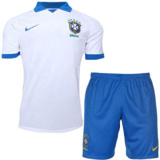 Maglia Brasile Away Bambino 2019 Bianco Maglia Brasile Away Bambino 2019 Bianco