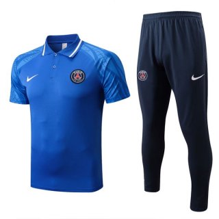 Polo PSG Set Completo 2022 2023 Blu Polo PSG Set Completo 2022 2023 Blu