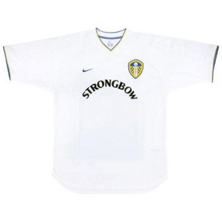 Thailandia Maglia Leeds United Home Retro 2000 2002 Bianco Thailandia Maglia Leeds United Home Retro 2000 2002 Bianco