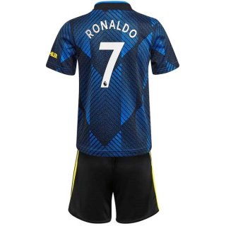 Maglia Manchester United NO.7 Ronaldo Terza Bambino 2021 2022 Maglia Manchester United NO.7 Ronaldo Terza Bambino 2021 2022