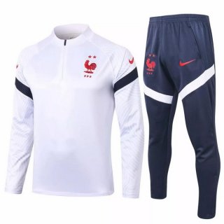 Felpa Francia 2020 Bianco Blu Felpa Francia 2020 Bianco Blu