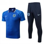 Polo Inghilterra Set Completo 2022 2023 Blu