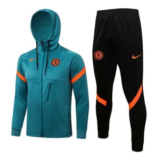 Felpa Cappuccio Chelsea 2022 Verde Felpa Cappuccio Chelsea 2022 Verde