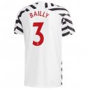 Maglia Manchester United NO.3 Bailly Terza 2020 2021 Bianco