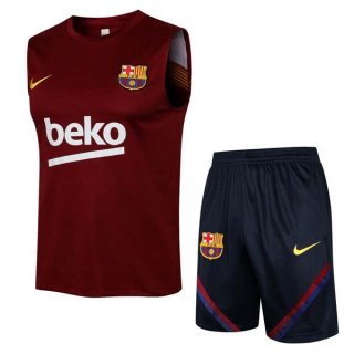 Maglia Barcellona Set Completo Senza Maniche 2022 Rosso Maglia Barcellona Set Completo Senza Maniche 2022 Rosso