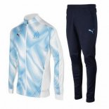 Felpa Marseille 2019 2020 Blu Luce