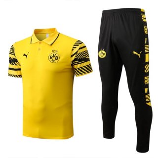 Polo Borussia Dortmund Set Completo 2022 2023 Giallo Polo Borussia Dortmund Set Completo 2022 2023 Giallo