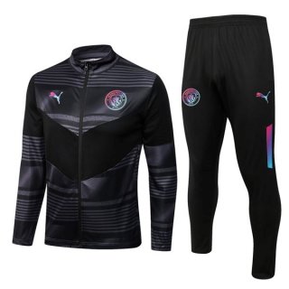 Giacca Manchester City 2023 Grigio Nero Giacca Manchester City 2023 Grigio Nero