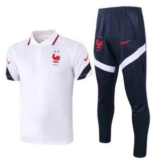 Polo Set Completo Francia 2020 Bianco Blu Polo Set Completo Francia 2020 Bianco Blu